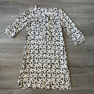 Vintage silk jersey Diane Von Furstenberg patterned mini dress